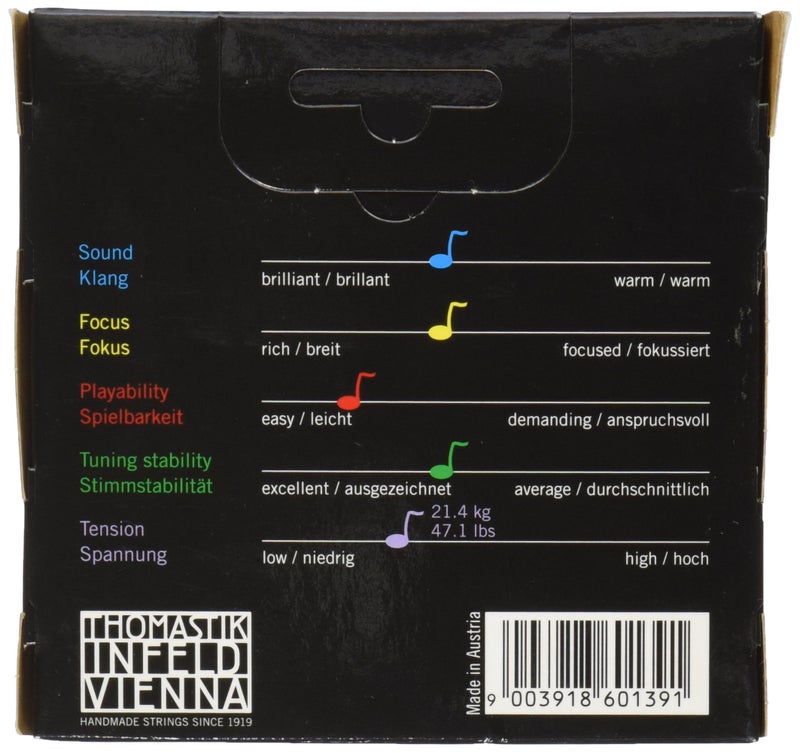 Thomastik-Infeld 135MS Dominant 4/4 Violin String Set with Wound Loop E - Image 2